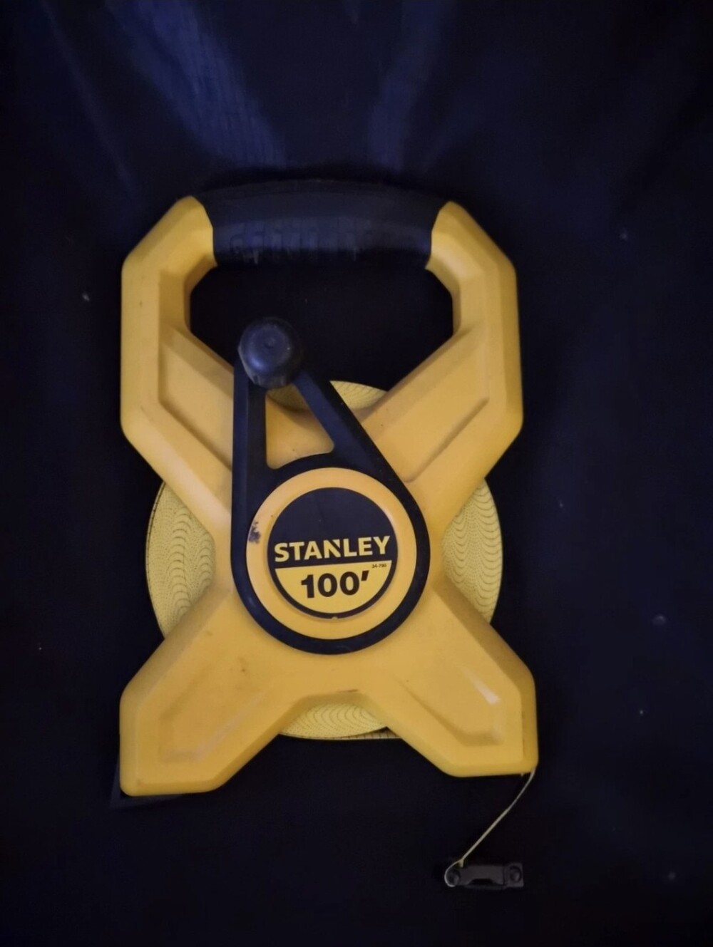 Stanley Yellow and Black 100' Open Reel Measuring Tape